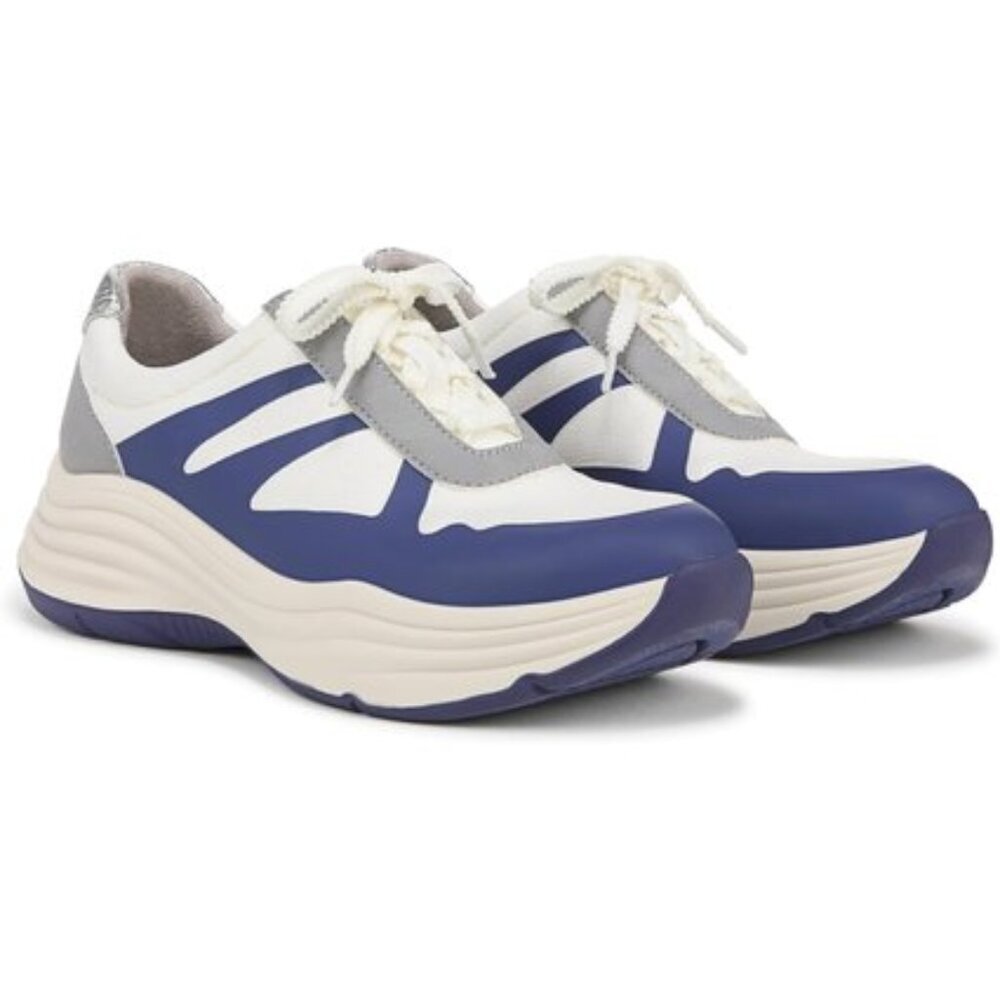 LifeStride Impulse Stretch Fabric Slip-On Sneakers Skipper Blue Women’s 8M NIB